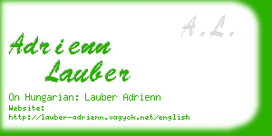 adrienn lauber business card